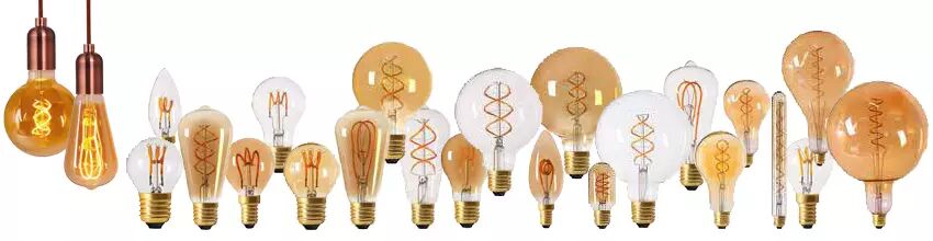 Ampoules � filament Led torsad�s