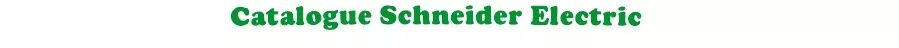 catalogue schneider electric