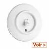 Interrupteurs et prises THPG Duroplaste blanc - variante de la gamme bak�lite