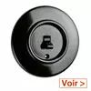 Interrupteurs et prises THPG bakelite noire - variante de la gamme duroplaste