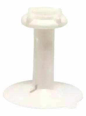Tube de raccordement Avec arr�t de traction et de rotation, blanc, pour douille E27