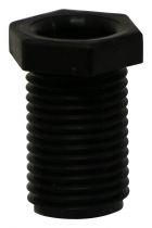 Raccord 6 pans Pas International : 10 x 1 Longueur filetage: 15 mm (232391)