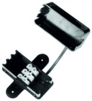 Botier de connexion 3 poles noir (233753)
