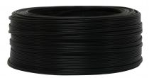 Câbles PVC méplat Noir' 2x0.4mm², roule de 100 m (235011)