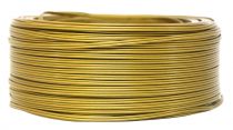 Cbles PVC mplat Or' 2x0.4mm, roule de 100 m (235017)