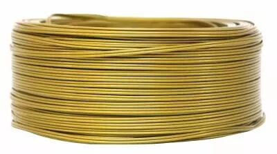 C�bles PVC m�plat Or' 2x0.5mm�, roule de 25 m (235147)
