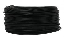 Cbles PVC rond Noir' 1x0.75mm, roule de 100 m (235771)