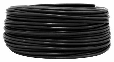 C�ble PVC rond  Noir' 2x0.75mm�, roule de 100 m (235841)