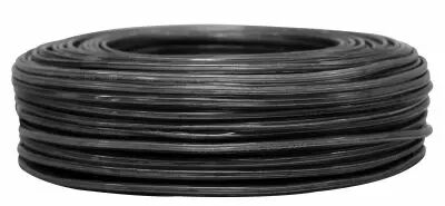 C�ble PVC ovale Noir' 2x0.5mm�, roule de 100 m (236251)