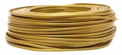 C�ble PVC ovale Or' 2x0.75mm�, roule de 100 m (236387)