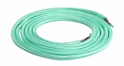 Cable textile Jade poudr�, 2 x 0,75mm souple, 2 metres (187581)