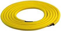 Cable textile Jaune, 2 x 0,75mm souple, 2 metres (189601)