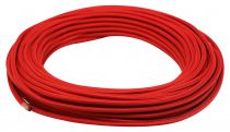 Câble textile rond Rouge' 2x0.75mm², roule de 25 m (237886)