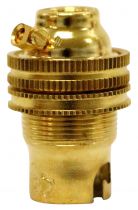 Douille à baïonnette (B15) en laiton pas international avec double bague (210298)