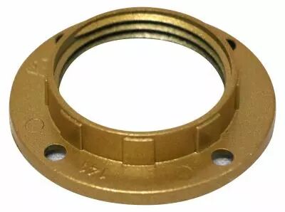 Grande bague pour douille E14 Or verniss� , diam�tre 43 mm (214457)