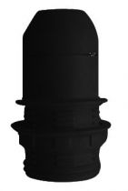 Douille démontée E14 avec Chemise semi-filetée avec portée Noir (214591)