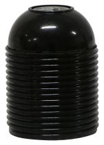 Douille E27 avec Chemise filete avec la terre Noir (216121)