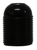 Douille E27 avec Chemise filete Noir (216501)
