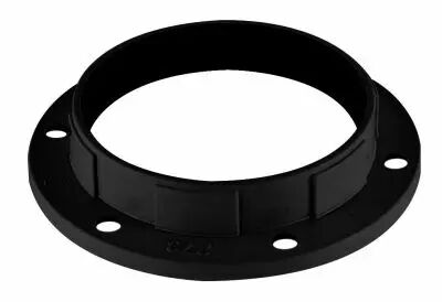Petite bague pour douille E27 Noir , diam�tre 57 mm (218421)