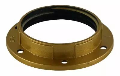 Petite bague pour douille E27 Or verniss� , diam�tre 57 mm (218427)