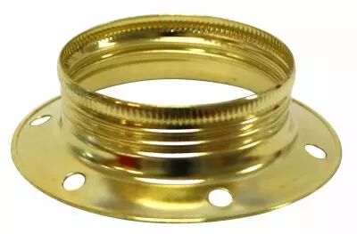 Grande bague pour douilles E27 m�tal Or (220979)