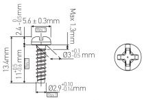 Vis auto-taraudeuse (262100)