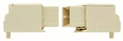 Douille � l'unit� pour lampe linolite S19 Cr�me (210853)