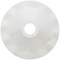 Abat-jour métallique Avec bague de fixation en caoutchouc Blanc pour guirlande lumineuse (187601)