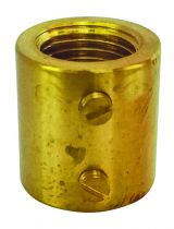 Raccord double femelle en Laiton, Pas international avec vis de blocage 10 x 1, diametre 14mm (306362)