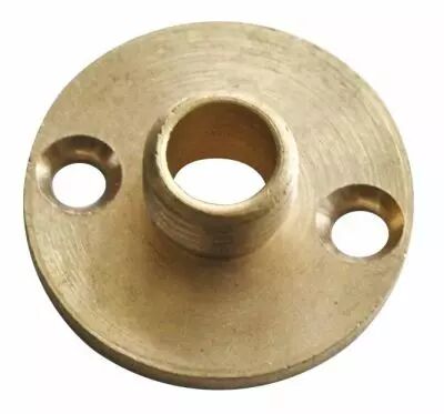 Raccord � plaque 2 trous en Laiton, M�le 10 x 1 Ecartement : 17mm (308470)