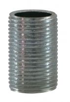 Tubulure filet en Acier zingu, Pas International 13 x 1, diametre 13mm, longueur 20mm (302610)