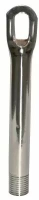 Tube pour pavillon M�le, diametre 10mm,  hauteur 90mm, Laiton chrom� (282171)