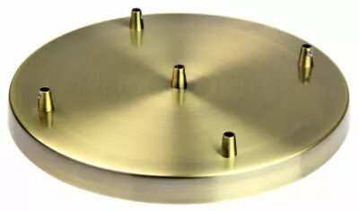 Rosace en Acier couleur Bronze cinq sorties (187575)