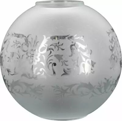 Globe satin� gravure style � Louis XV �, Diam�tre 150mm (705274)