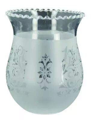 Tulipe satin�e grav�e, , longueur 115 mm (706426)