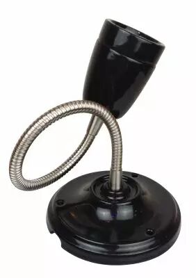 Applique en porcelaine Noir avec tube flexible (167512)