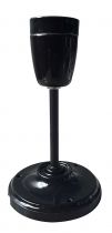 Applique en porcelaine Noir avec tube rigide (167514)