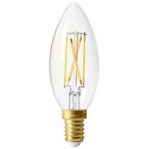 Ampoule Flamme C35 filament LED 5W E14 2700K 520Lm dimmable Claire (713511)