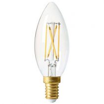 Ampoule Flamme C35 filament LED 5W E14 2700K 520Lm dimmable Claire (713511)