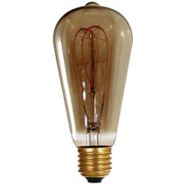 Ampoule Edison filament LED loops 5W E27 2000K 220Lm Smoky (716672)