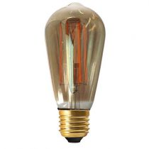 Ampoule Edison filament LED 4W E27 2100K 200Lm dimmable Smoky (715980)