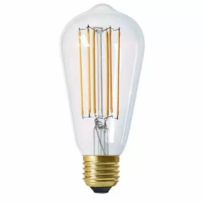 Ampoule Edison filament LED 6W E27 2300K 450Lm dimmable Claire (715982)