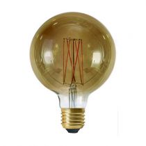Ampoule Globe G95 filament LED 4W E27 2100K 200Lm dimmable Smoky (715984)