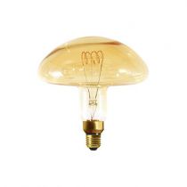 Ampoule géante Champignon filament LED 4 loops 4W E27 2000K 200Lm dimmable Ambrée (716690)