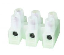 Barrette de connexion nylon blanc 3 ples