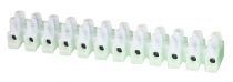 Barrette de connexion nylon blanc 12 pôles