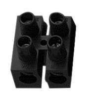 Barrette de connexion noir 2 pôles