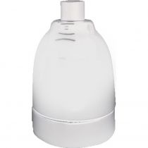 Douille E27 porcelaine Ø46mm H.66mm blanc