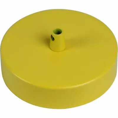 STEELY - COLOR - Pavillon acier sortie simple avec arr�t de c�ble �100mm jaune ocre mat