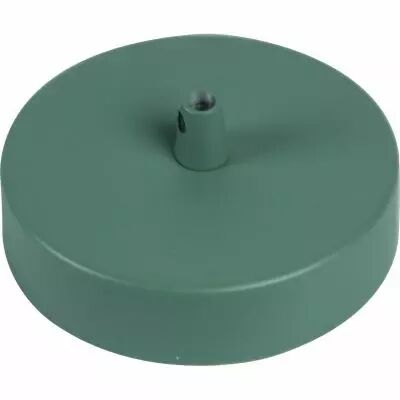 STEELY - COLOR - Pavillon acier sortie simple avec arr�t de c�ble �100mm vert c�ladon mat